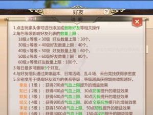 蜀门手游攻略（打造无敌战队，成为顶级高手的必备指南）
