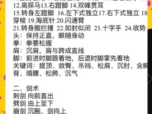 御剑情缘手游武功攻略大全（掌握关键武功，成为最强剑仙）